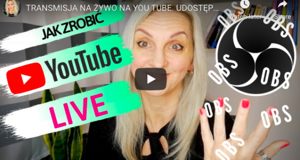 TRANSMISJA NA ŻYWO NA YOU TUBE. UDOSTĘPNIANIE EKRANU Za Pomocą OBS ...